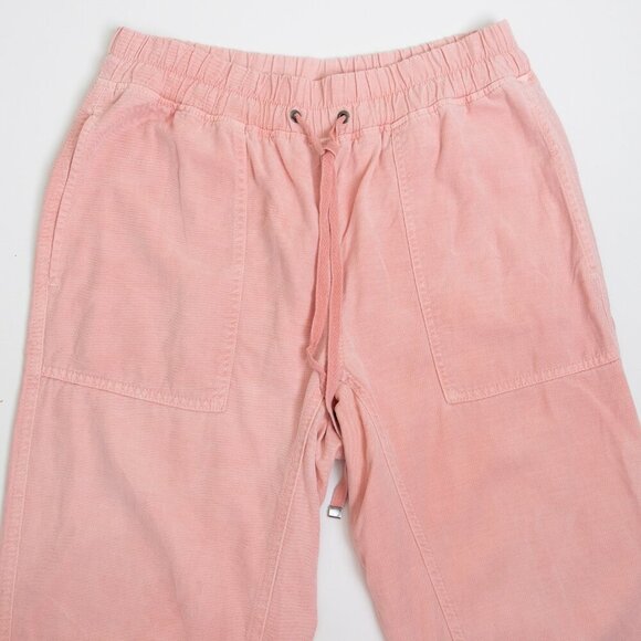 🚨 Zara The Weekend Jogger Pants Cotton Utility Dusty Pink Lyocell Linen Blend - Picture 5 of 14